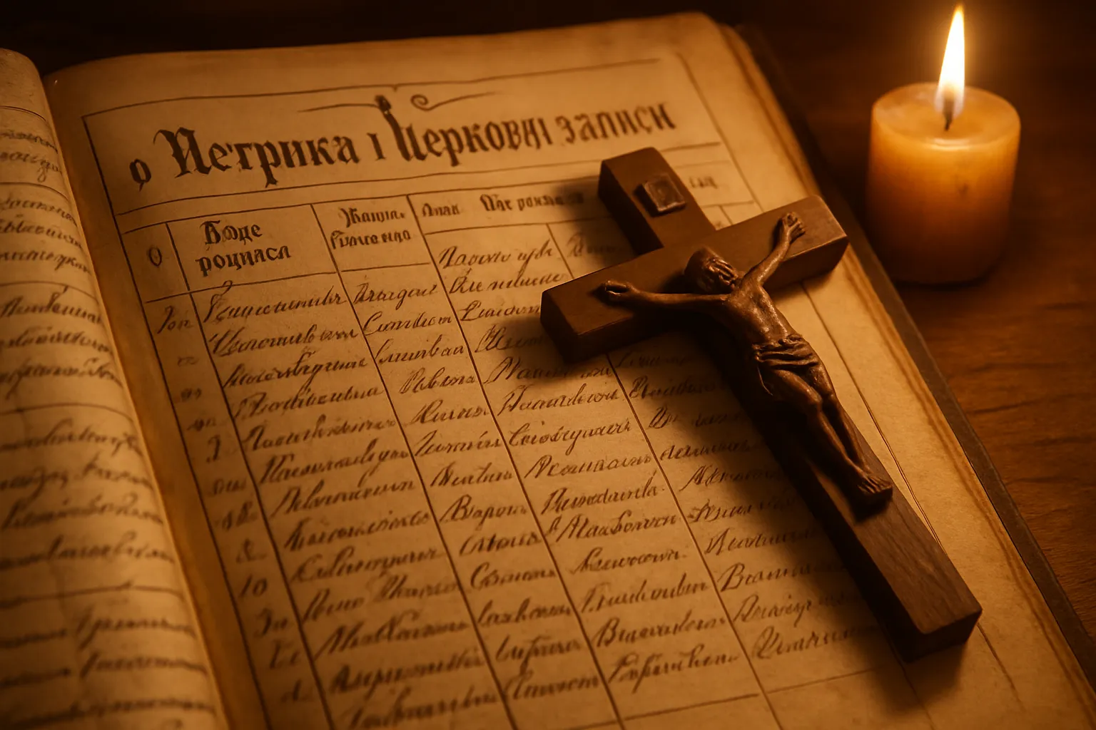 Ukrainian church records for genealogy research