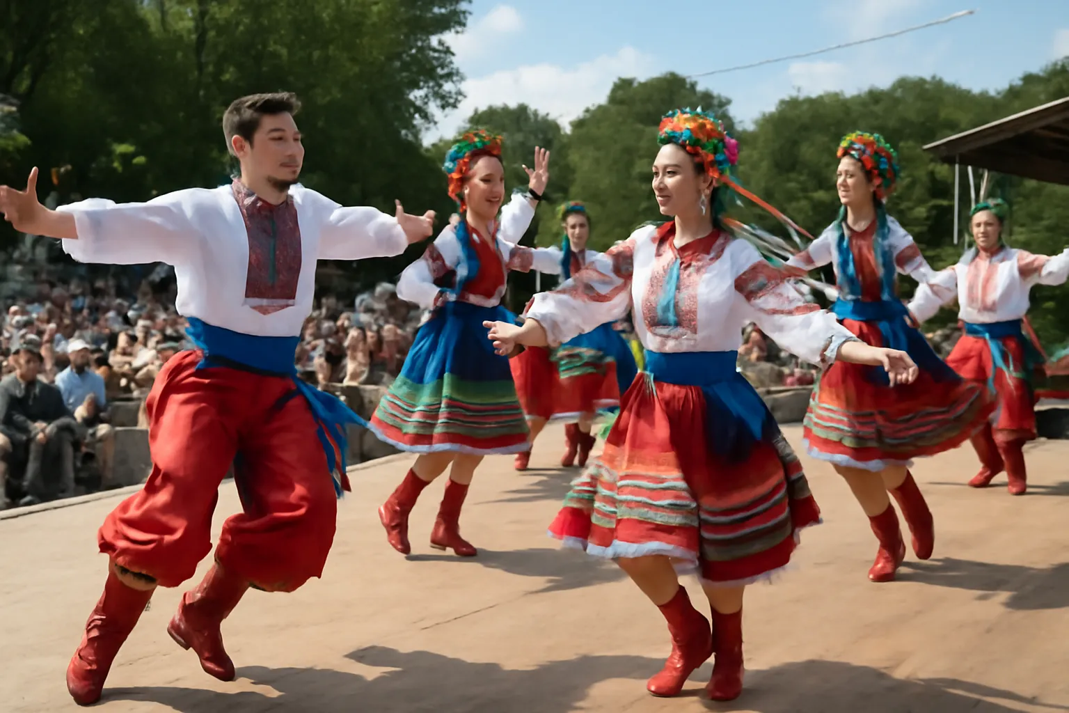 Ukrainian community gathering on Prince Edward Island